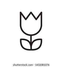 Micro photo, flower icon - Vector. Photo concept vector illustration.