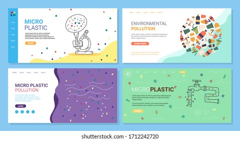 Micro plastic pollution, environmental pollution. Effect microscopic plastic fragments on human health. Problem plastic pollution ocean and drinking water. Use synthetic polymers.