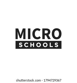 Micro School, Learning Pod, Pod Learning, Virtual Learning, Online School, Home Schooling, K-12 School, Teacher, School District, Students, Vector Illustration Text Vector Illustration svg