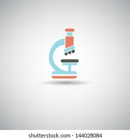 Micro scope symbol,vector