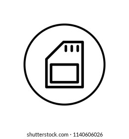 Micro SD Card Icon