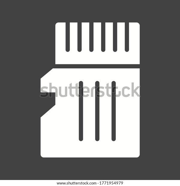 Micro Sd Card Symbol Sign Memory Stock Vector (Royalty Free) 1771954979