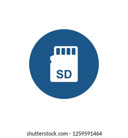 Micro sd icon sign symbol