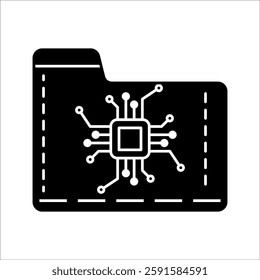 Micro SD icon symbol vector illustration