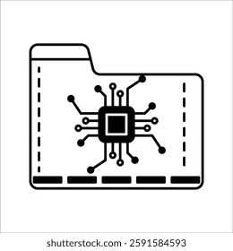 Micro SD icon symbol vector illustration