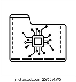 Micro SD icon symbol vector illustration