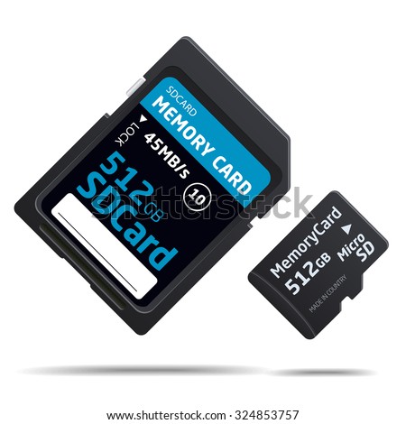 Micro SD memory card