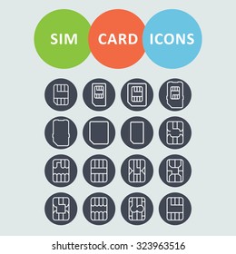 Micro sim vector set