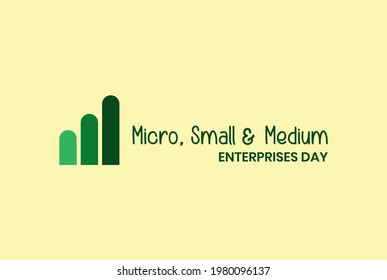 Micro, Small and Medium Enterprises Day, Holiday concept. Template for background, banner, card, poster, t-shirt with text inscription, vector eps 10