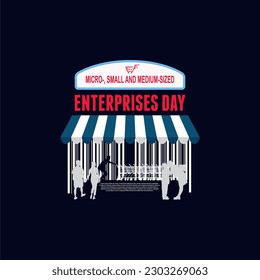 Micro, Small and Medium Enterprises Day. Perfect for posters, banners, campaigns and greeting cards