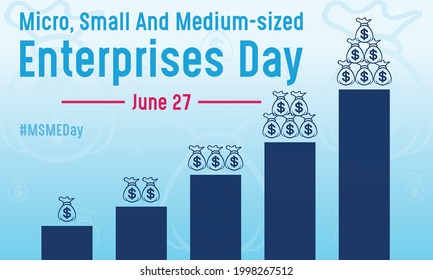 Micro, Small and Medium sized Enterprises Day Vector Illustration Template