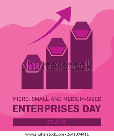MICRO, SMALL AND MEDIUM-SIZED ENTERPRISES DAY POSTER, COVER, BANNER, FLYER, BACKGROUND, WALLPAPER, SOCIAL MEDIA POST, MARKETING FLYER VECTOR GRAPHICS NEW DESIGN
