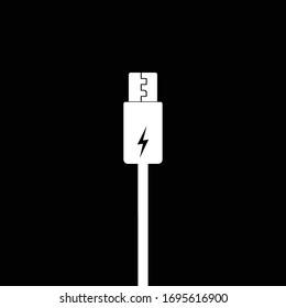 Micro USB vector desing minimal 