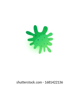 microbe, bacterium icon on white background