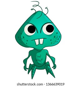 Microbe character/ monster character vector