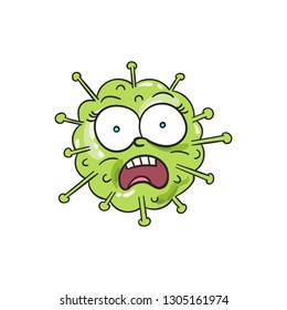 Microbe doodle. Virus sketch. Bacteria. Allergen. Disease. Parasite. Unicellular organism.