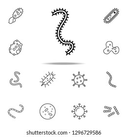 microbe icon. Bacteria icons universal set for web and mobile