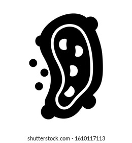 microbe icon isolated sign symbol vector illustration - high quality black style vector icons
