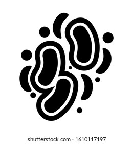 microbe icon isolated sign symbol vector illustration - high quality black style vector icons

