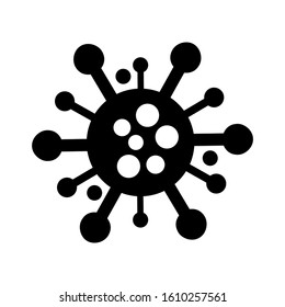 microbe icon isolated sign symbol vector illustration - high quality black style vector icons
