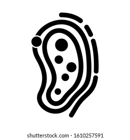 microbe icon isolated sign symbol vector illustration - high quality black style vector icons
