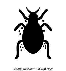 microbe icon isolated sign symbol vector illustration - high quality black style vector icons
