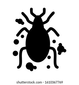 microbe icon isolated sign symbol vector illustration - high quality black style vector icons
