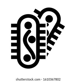 microbe icon isolated sign symbol vector illustration - high quality black style vector icons
