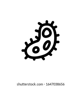 Microbe Icon. Molecule, Biology, Research, Laboratory, Science Icon
