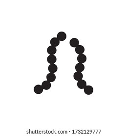 Microbe Icon In Trendy Design Vector Eps 10