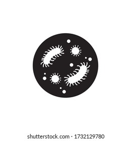 Microbe Icon In Trendy Design Vector Eps 10