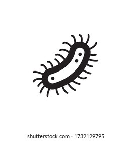Microbe Icon In Trendy Design Vector Eps 10