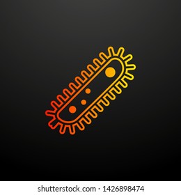 microbe nolan icon. Elements of bacteria set. Simple icon for websites, web design, mobile app, info graphics