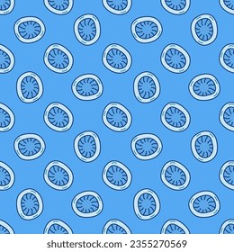 Microbe vector concept Science and Biology seamless pattern
