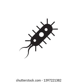 microbe, virus icon vector template