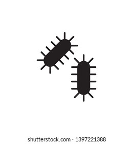 microbe, virus icon vector template