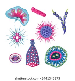 Microbe and virus isolated. Vector