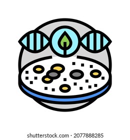 microbial ecology color icon vector. microbial ecology sign. isolated symbol illustration