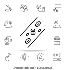 microbial test icon. New Technologies icons universal set for web and mobile