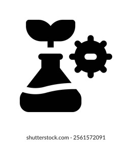 microbiology icon. vector glyph icon for your website, mobile, presentation, and logo design.