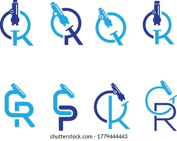 Ilustración del icono vector de microbiología. Signo creativo de la colección de iconos de la ciencia.