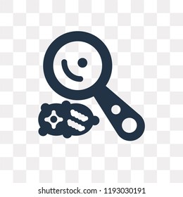 Microbiology vector icon isolated on transparent background, Microbiology transparency concept can be used web and mobile