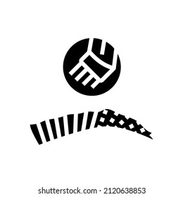 microblading procedure glyph icon vector. microblading procedure sign. isolated contour symbol black illustration