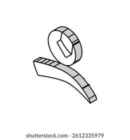 microblading procedure isometric icon vector. microblading procedure sign. isolated symbol illustration