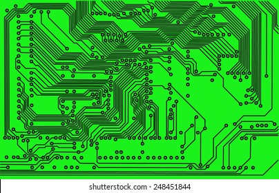 Microchip background, electronics circuit