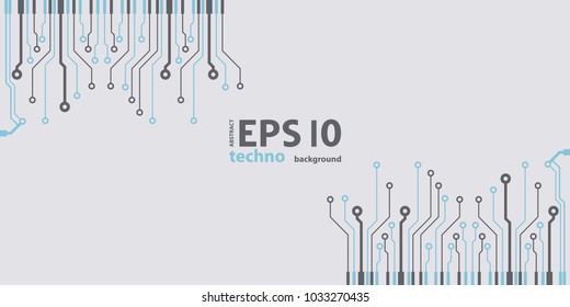 Microchip background. EPS10 vector