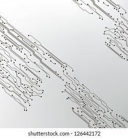 Microchip background. EPS10 vector