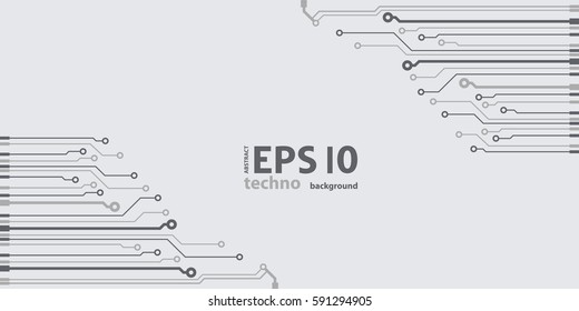 Microchip background vector illustration. Vector wallpaper