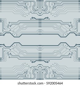 Microchip background vector illustration. Vector wallpaper
