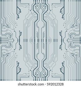 Microchip background vector illustration. Vector wallpaper